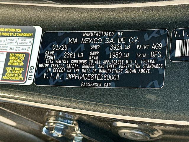 2026 Kia K4 EX