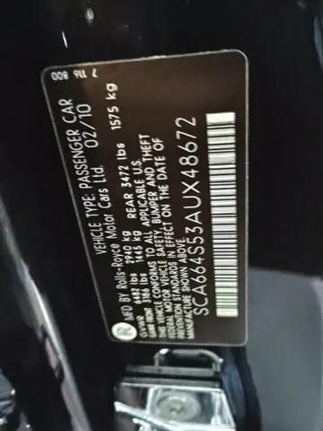 2010 Rolls-Royce Ghost Standard