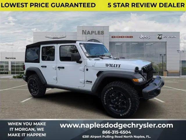 2023 Jeep Wrangler 4-Door Willys 4x4 for sale in Naples, FL