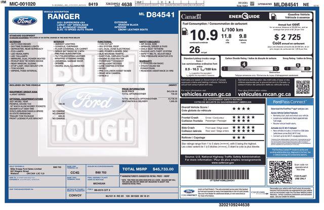 2021 Ford Ranger LARIAT