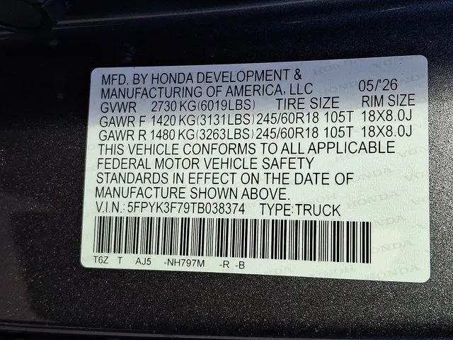 2026 Honda Ridgeline TrailSport+