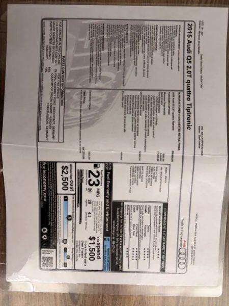 2015 Audi Q5 2.0T Premium