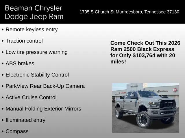 2026 Ram 2500 Black Express Crew Cab 4x4 64 Box