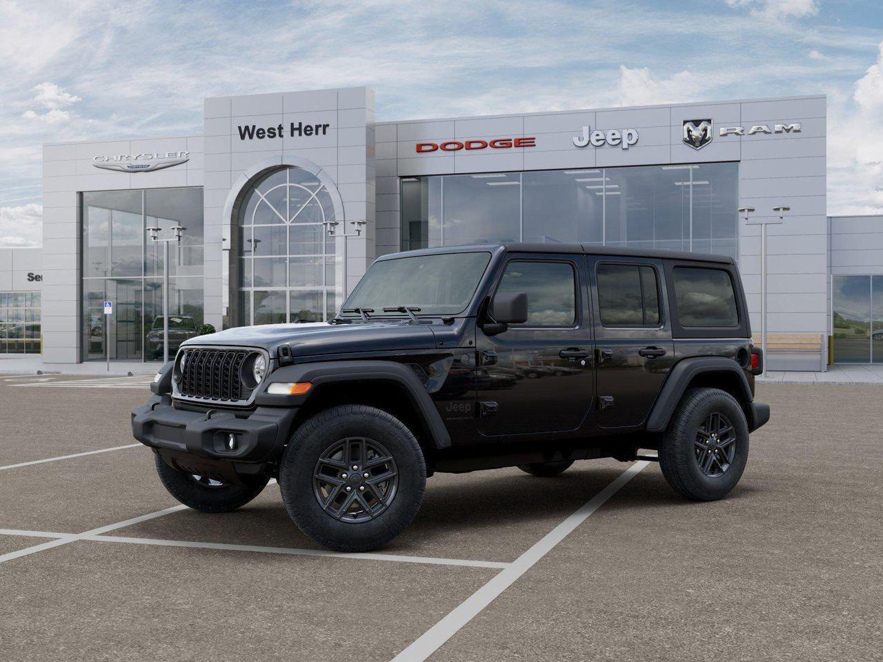 New 2026 Black Clear-Coat Exterior Paint Jeep Sport S image 2