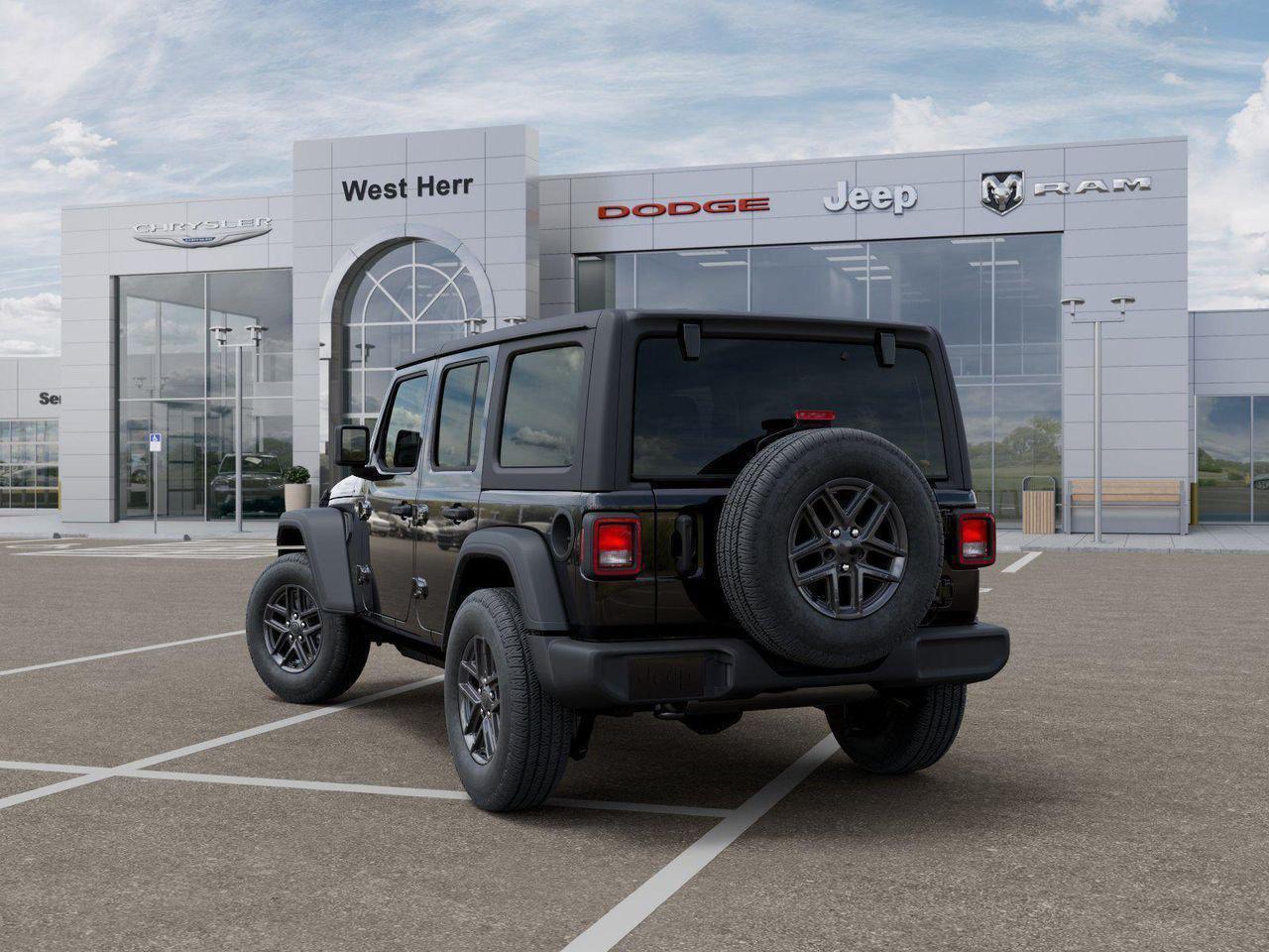 New 2026 Black Clear-Coat Exterior Paint Jeep Sport S image 3