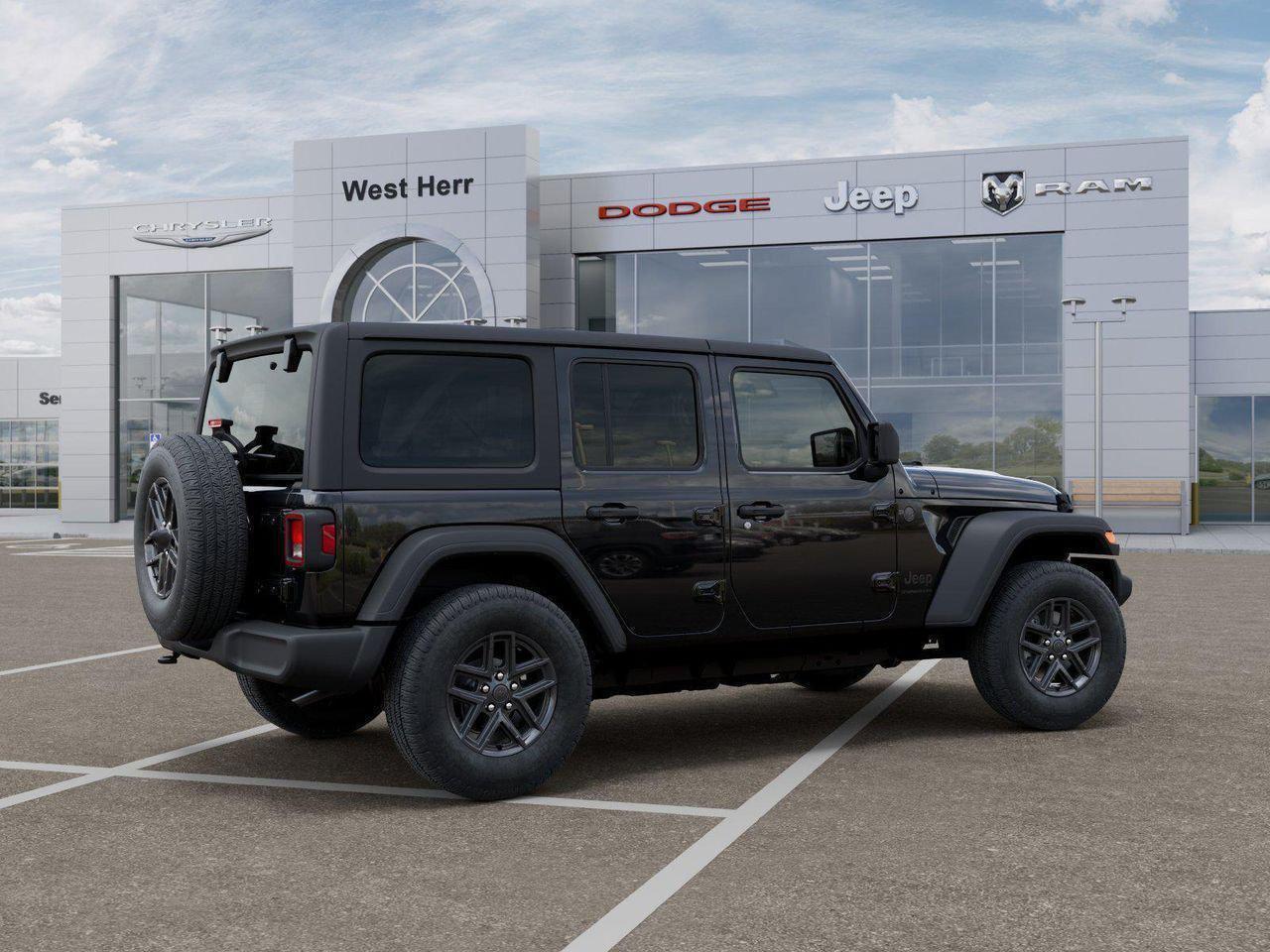 New 2026 Black Clear-Coat Exterior Paint Jeep Sport S image 4