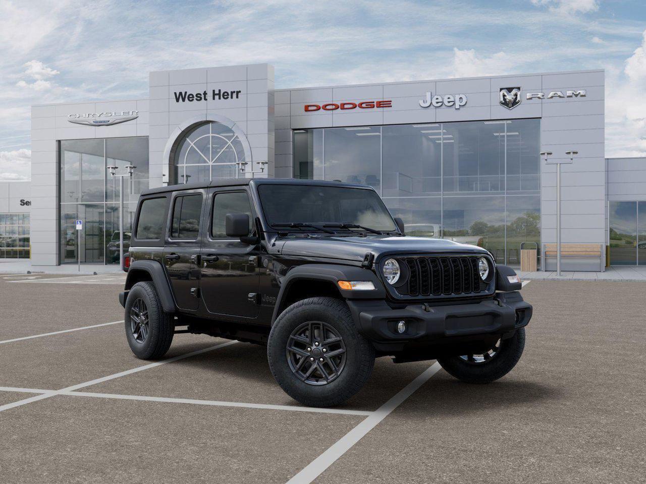 New 2026 Black Clear-Coat Exterior Paint Jeep Sport S image 5