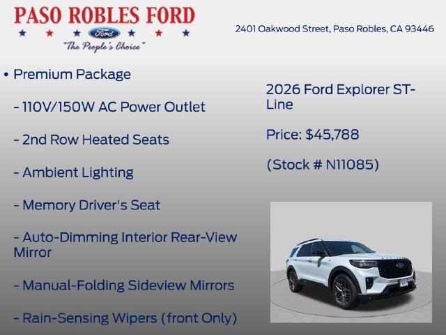 2026 Ford Explorer ST-Line