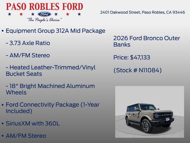 2026 Ford Bronco Outer Banks
