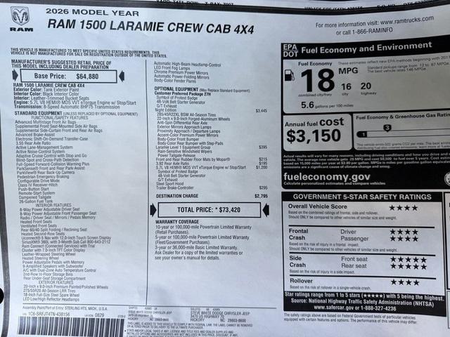 2026 Ram 1500 Laramie
