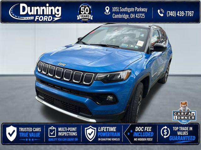 2022 Jeep Compass Limited 4x4 for sale near Cambridge, OH