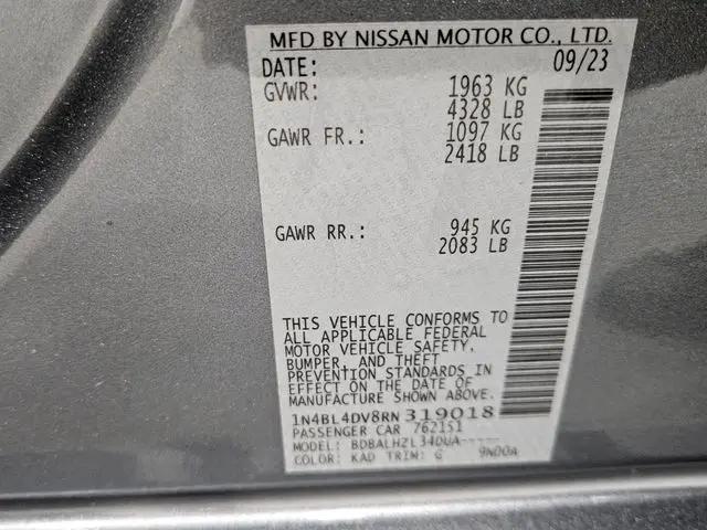 2024 Nissan Altima SV FWD