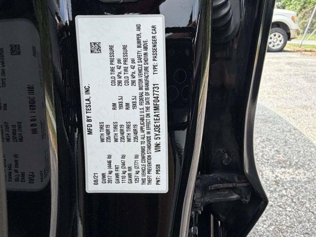 2021 Tesla Model 3 Standard Range Plus Rear-Wheel Drive