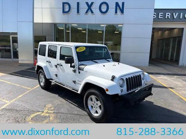 2018 Jeep Wrangler JK Unlimited Sahara for sale in Dixon, IL