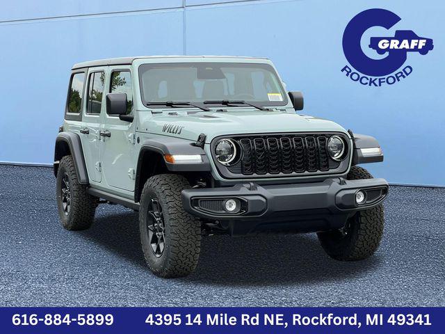 2026 Jeep Wrangler 4-Door Willys 4x4 for sale in Rockford, MI