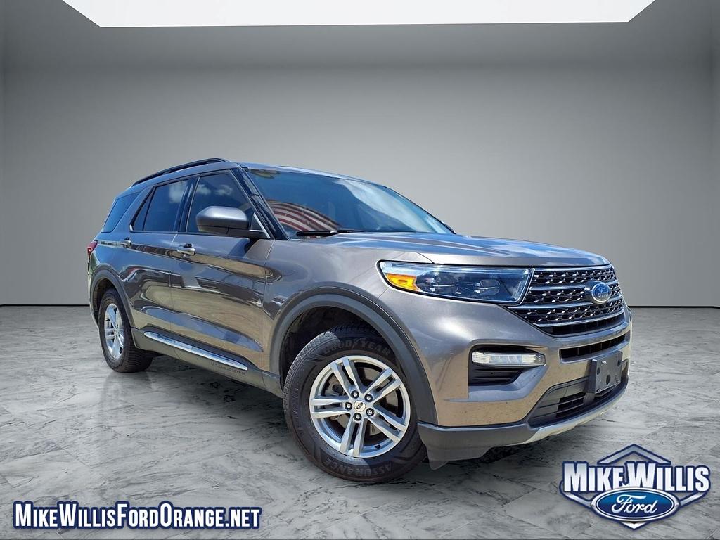Stone Gray Metallic 2021 Ford Explorer SUV / Crossover Rear-Wheel Drive Automatic