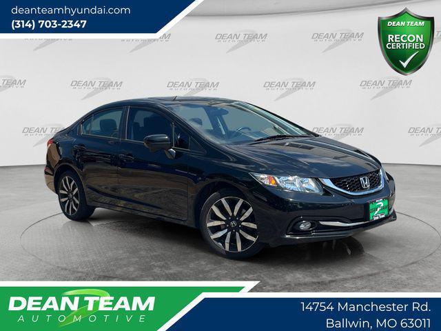 2015 Honda Civic EX-L for sale in BALLWIN, MO