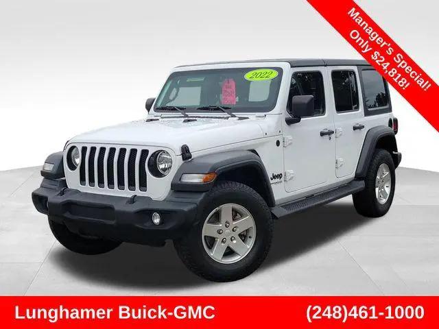 2022 Jeep Wrangler Unlimited Sport Altitude 4x4 for sale in Waterford Township, MI