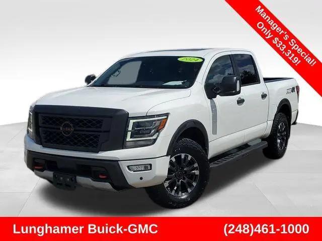 2024 Nissan Titan Crew Cab PRO-4X 4x4 for sale in Waterford Township, MI