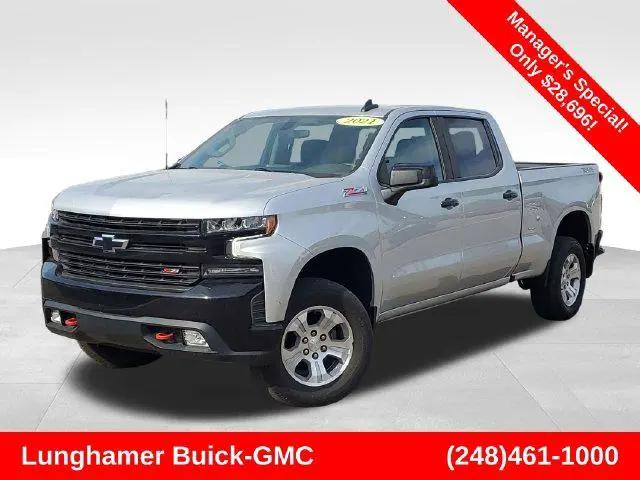 2021 Chevrolet Silverado 1500 4WD Crew Cab Standard Bed LT Trail Boss for sale in Waterford Township, MI