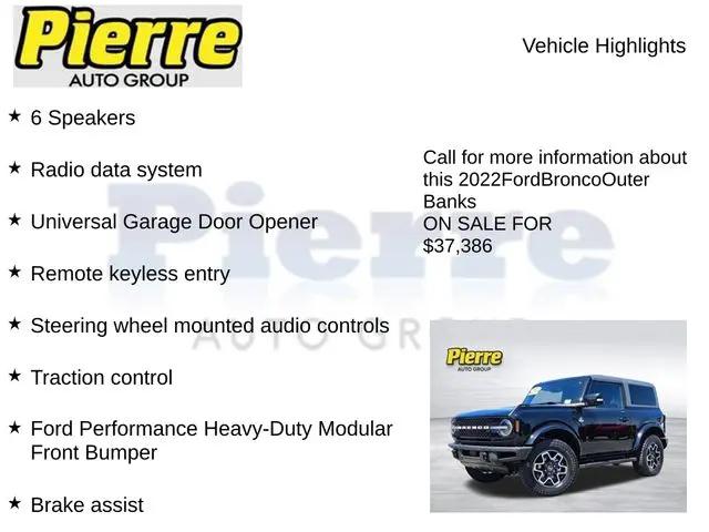 2022 Ford Bronco Outer Banks