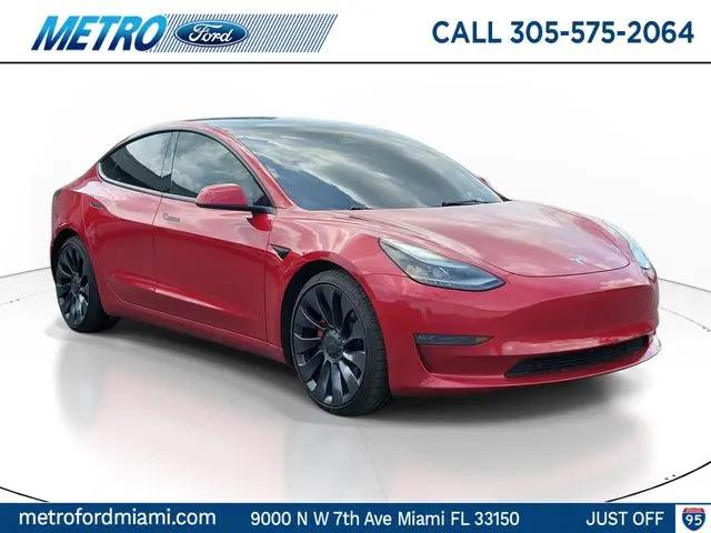 2022 Tesla Model 3 Performance Dual Motor All-Wheel Drive for sale in Miami, FL
