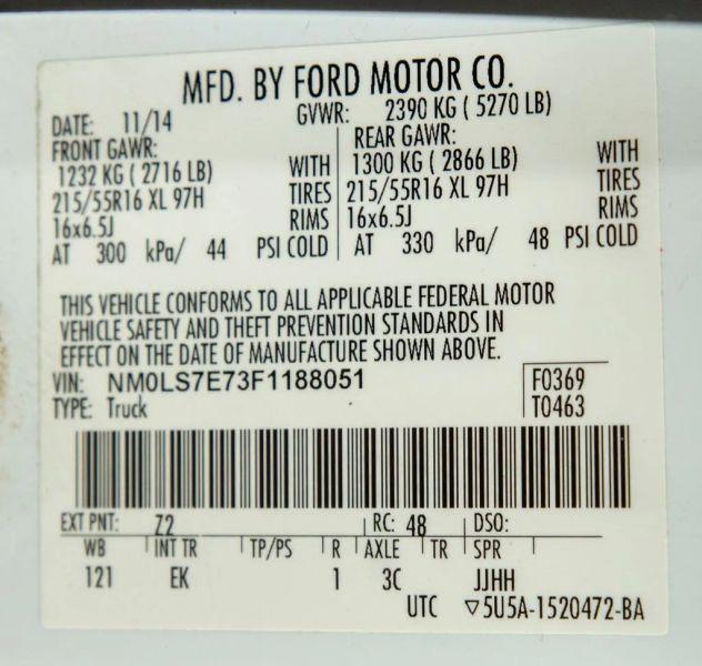 2015 Ford Transit Connect XL