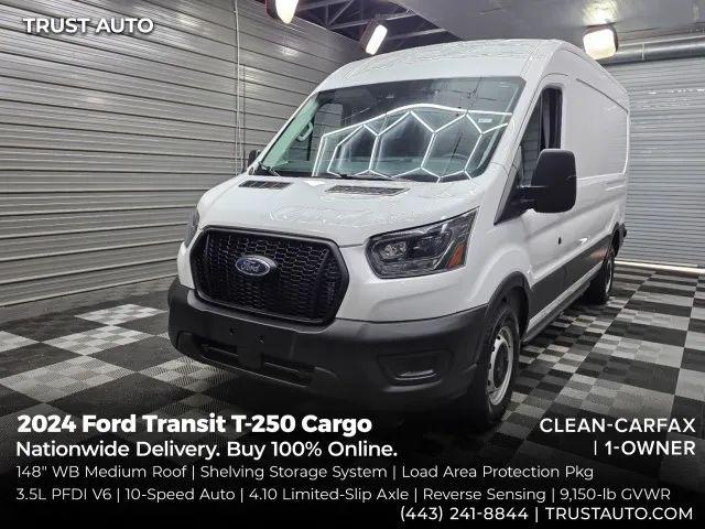 2024 Ford Transit Cargo Van Medium Roof w/LWB for sale in Sykesville, MD