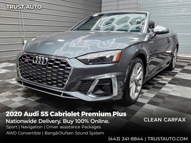 2020 Audi S5 Cabriolet Premium Plus TFSI quattro Tiptronic for sale in Sykesville, MD