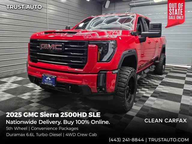 2025 GMC Sierra 2500HD 4WD Crew Cab Standard Bed SLE for sale in Sykesville, MD
