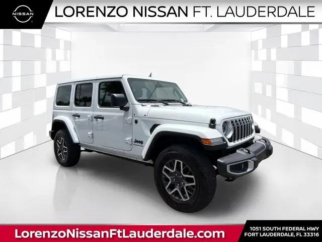 2025 Jeep Wrangler 4-Door Sahara 4x4 for sale in Fort Lauderdale, FL