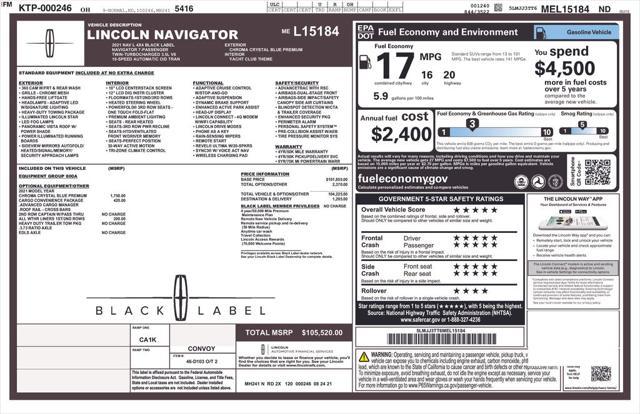 2021 Lincoln Navigator Black Label L for sale in FARGO, ND