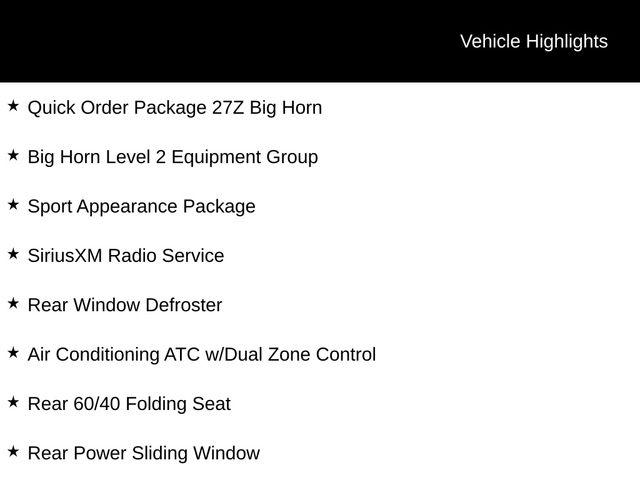 2021 Ram 1500 Big Horn Crew Cab 4x4 5'7" Box