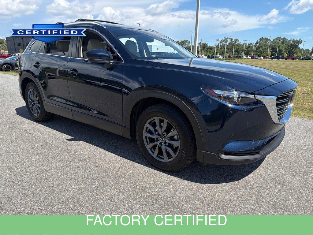 Deep Crystal Blue Mica 2022 Mazda CX-9 SUV / Crossover All-Wheel Drive Automatic