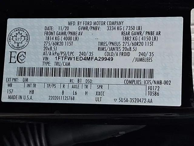 2021 Ford F-150 LARIAT