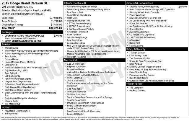 2019 Dodge Grand Caravan SE for sale in Raleigh, NC
