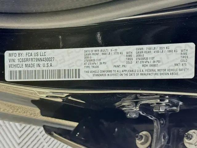 2022 Ram 1500 Laramie Crew Cab 4x4 64 Box