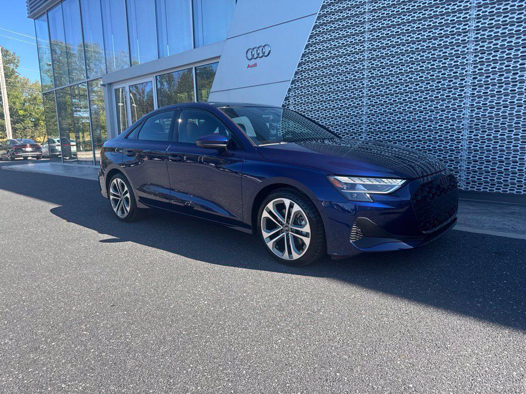 Navarra Blue Metallic 2026 Audi A3 Sedan All-Wheel Drive Automatic
