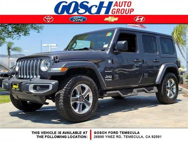2018 Jeep Wrangler Unlimited Sahara 4x4 for sale in Temecula, CA