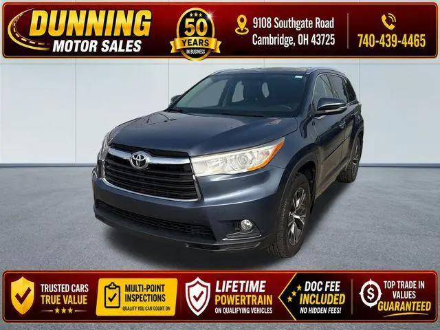 2016 Toyota Highlander XLE V6 for sale near Cambridge, OH