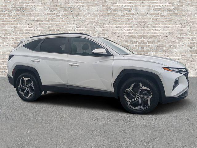 Quartz White 2022 Hyundai Tucson SUV / Crossover All-Wheel Drive 8-Speed Automatic