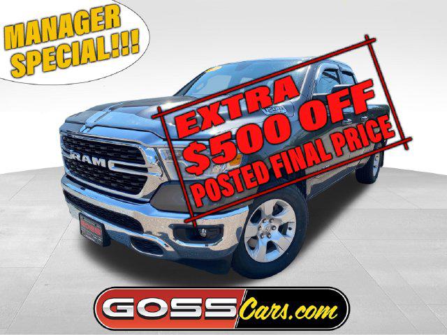 2022 Ram 1500 Big Horn Quad Cab 4x4 64 Box for sale in South Burlington, VT