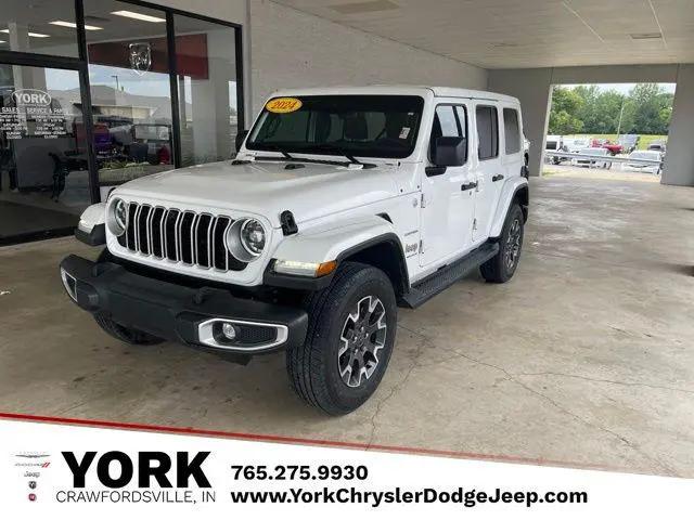 2024 Jeep Wrangler 4-Door Sahara 4x4 for sale in Crawfordsville, IN