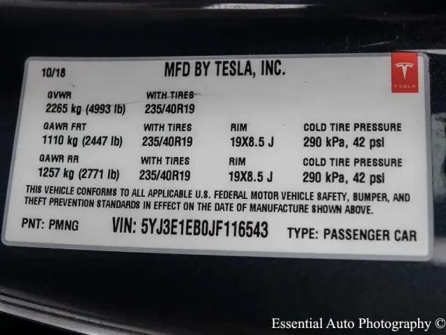 2018 Tesla Model 3 Long Range