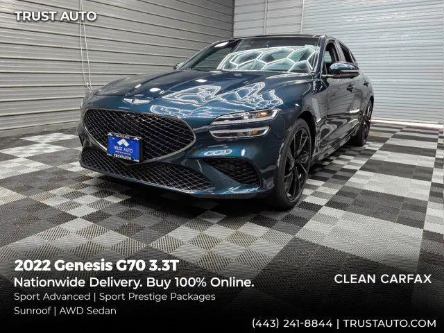 2022 Genesis G70 3.3T AWD for sale in Sykesville, MD