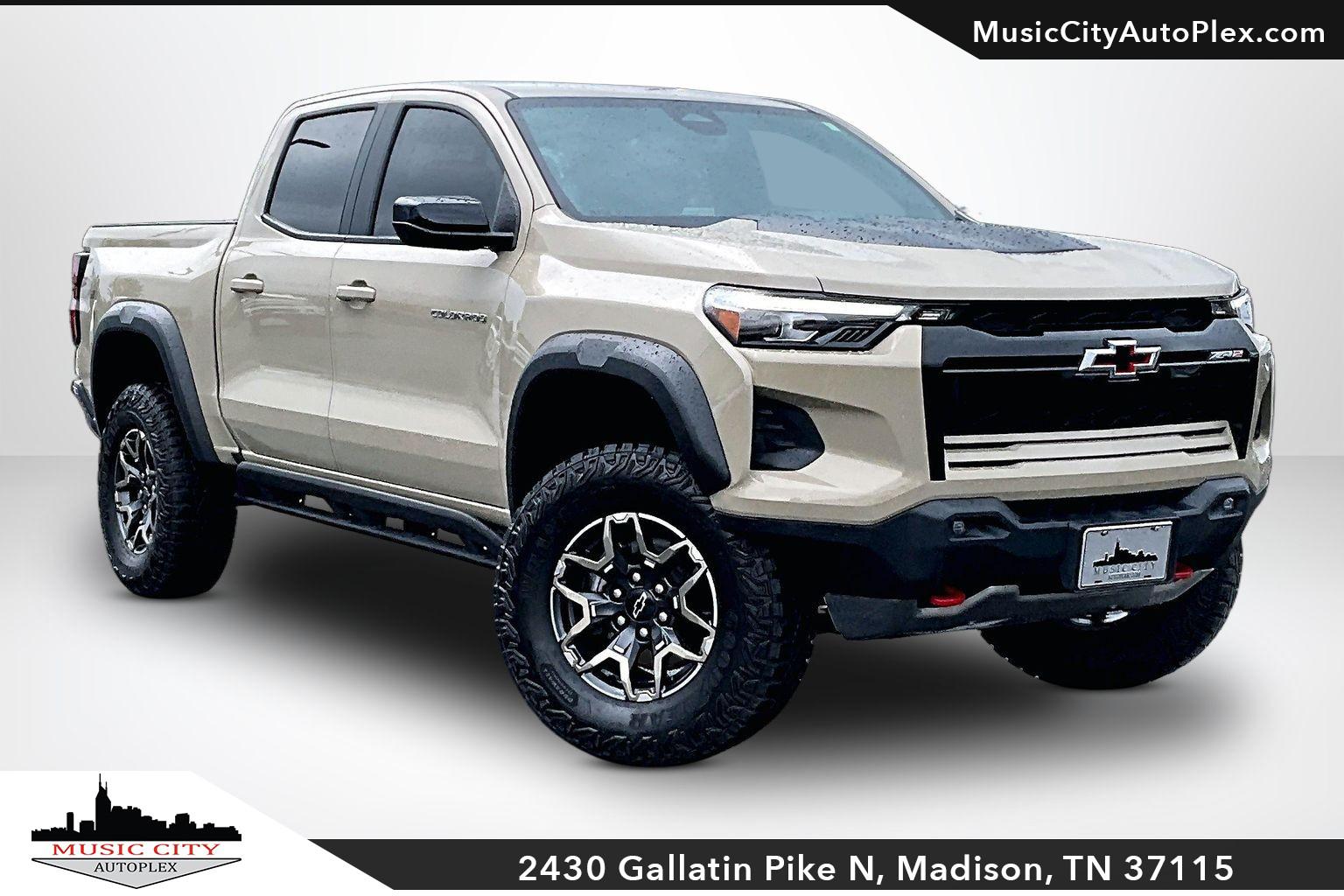 Sand Dune Metallic 2024 Chevrolet Colorado Pickup Truck Four-Wheel Drive Automatic