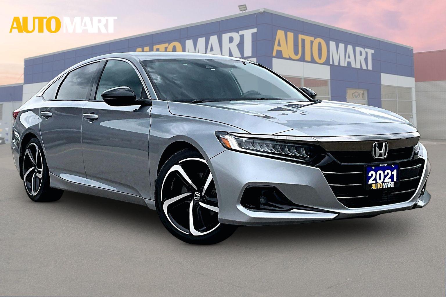 Gray 2021 Honda Accord Sedan Automatic