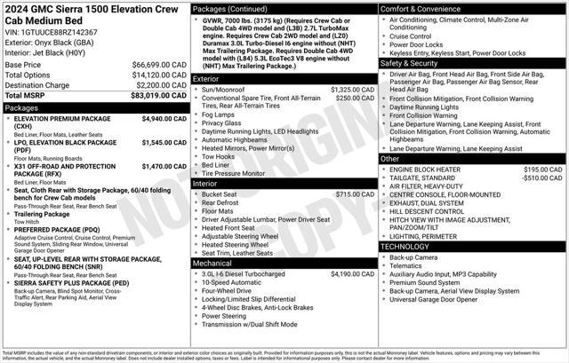 2024 GMC Sierra 1500 Elevation for sale in FARGO, ND