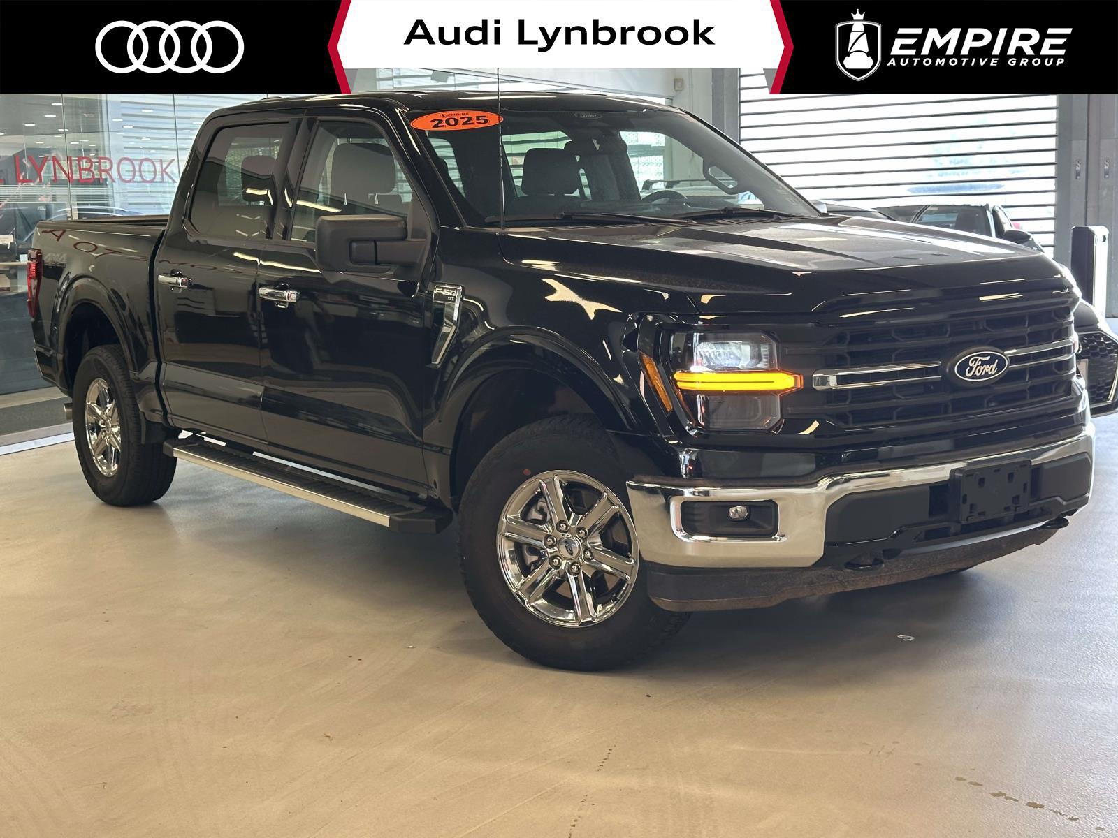 Agate Black Metallic 2025 Ford F-150 Pickup Truck Four-Wheel Drive Automatic