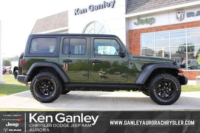 2022 Jeep Wrangler Unlimited Willys 4x4 for sale in Aurora, OH